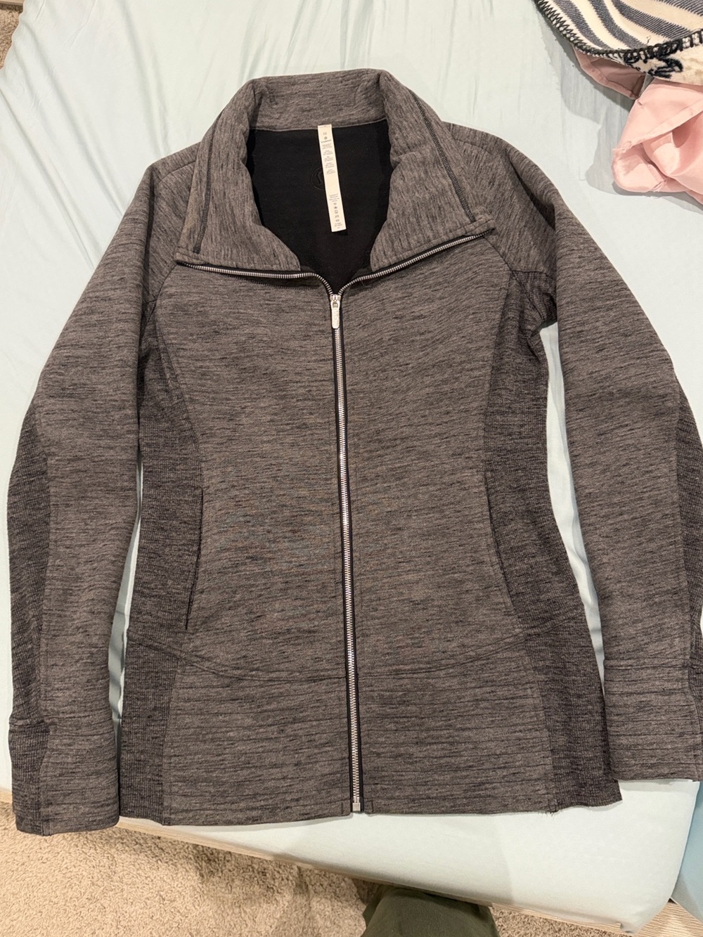 Lululemon Heather Gray Full Zip - Picture 7 of 7